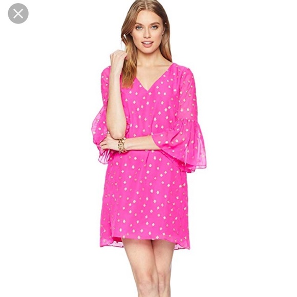 caroline silk tunic dress